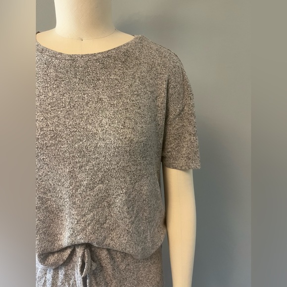 Knit Short and Tee Lounge Set - Picture 2 of 5